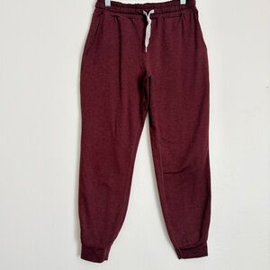 Vuori Performance Burgundy Jogger Sz XS Style VW303 Travel Gym Activewear